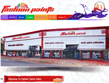 Tablet Screenshot of fashionpaintsindia.com